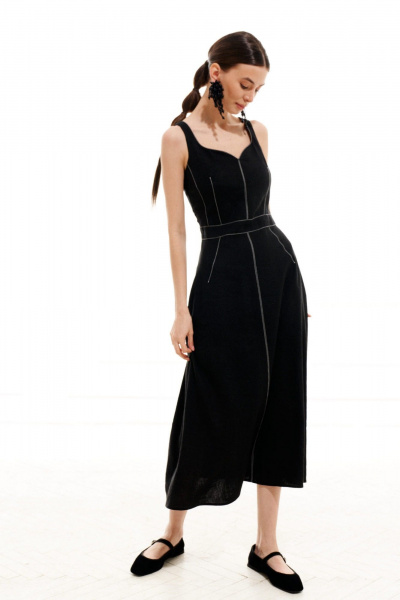 Сарафан ELLETTO 1991 черный - фото 12