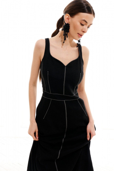 Сарафан ELLETTO 1991 черный - фото 10