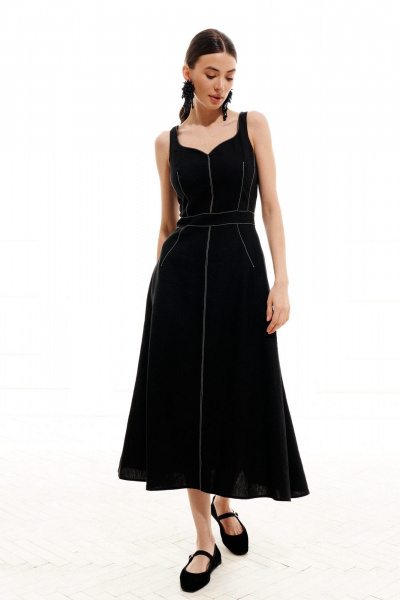 Сарафан ELLETTO 1991 черный - фото 6