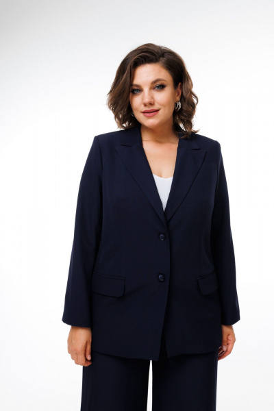 Брюки, жакет Anelli 1415 синий - фото 2