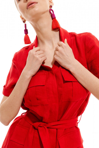 Платье ELLETTO 1996 красный - фото 12