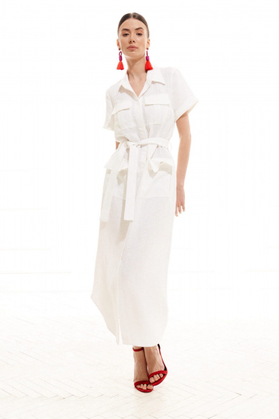 Платье ELLETTO 1996 белый - фото 16