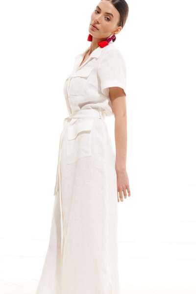 Платье ELLETTO 1996 белый - фото 6