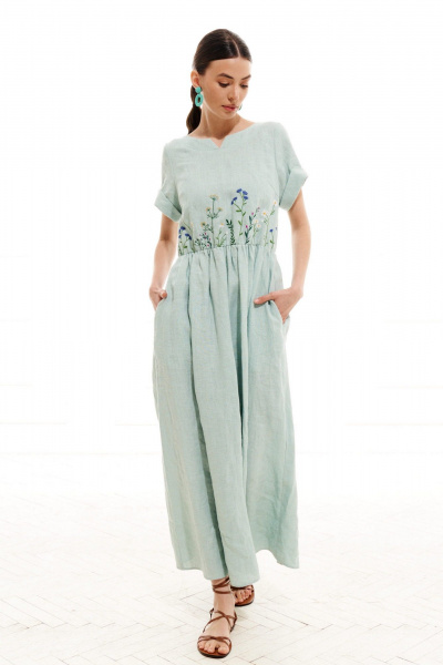 Платье ELLETTO 1003 мятный - фото 15