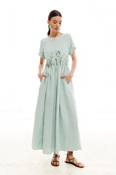 Платье ELLETTO 1003 мятный - фото 1