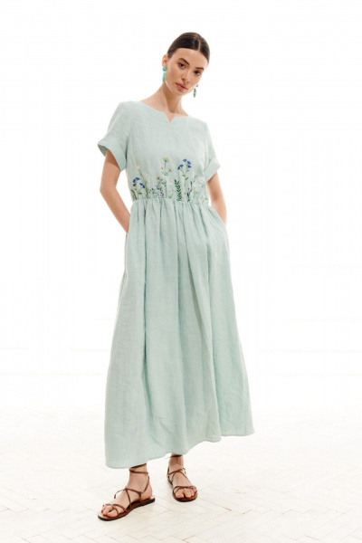 Платье ELLETTO 1003 мятный - фото 2