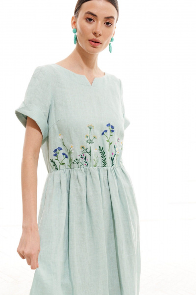 Платье ELLETTO 1003 мятный - фото 8