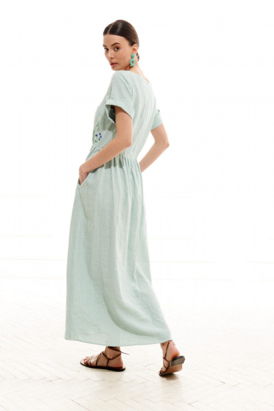 Платье ELLETTO 1003 мятный - фото 5