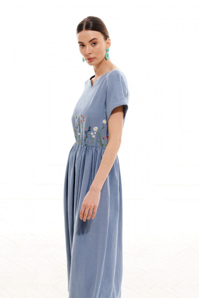 Платье ELLETTO 1003 сине-голубой - фото 10