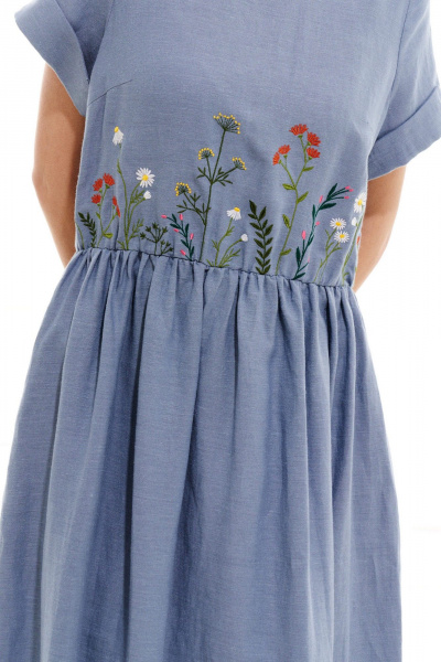 Платье ELLETTO 1003 сине-голубой - фото 8