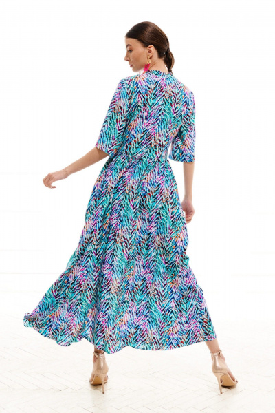 Платье ELLETTO 1008 мультиколор - фото 15