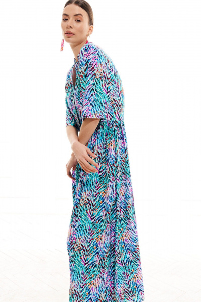 Платье ELLETTO 1008 мультиколор - фото 13