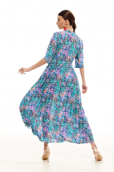 Платье ELLETTO 1008 мультиколор - фото 3