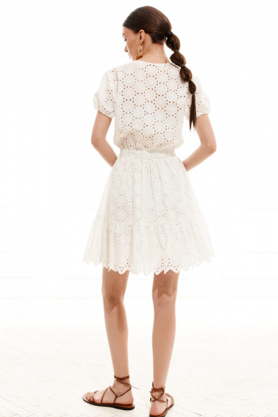 Платье ELLETTO 1020 белый - фото 28