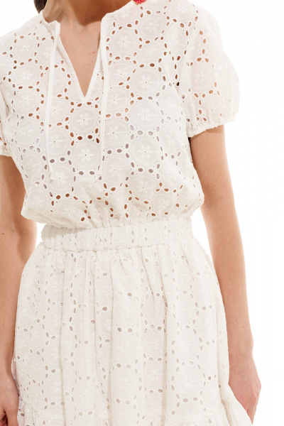 Платье ELLETTO 1020 белый - фото 12