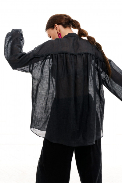 Блуза ELLETTO 3713 графит - фото 8