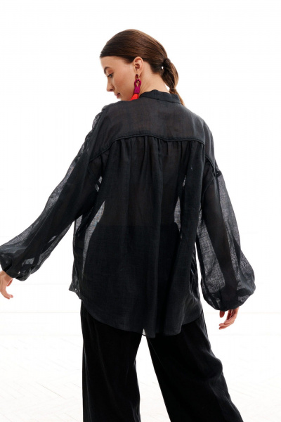 Блуза ELLETTO 3713 графит - фото 6