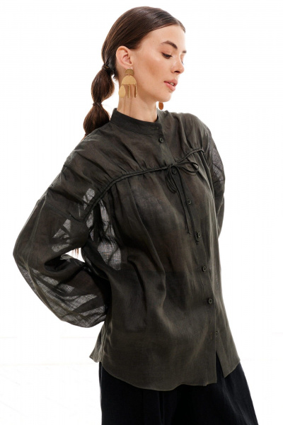 Блуза ELLETTO 3713 зеленый - фото 17