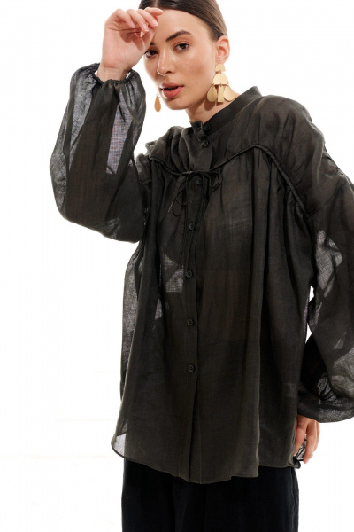 Блуза ELLETTO 3713 зеленый - фото 12