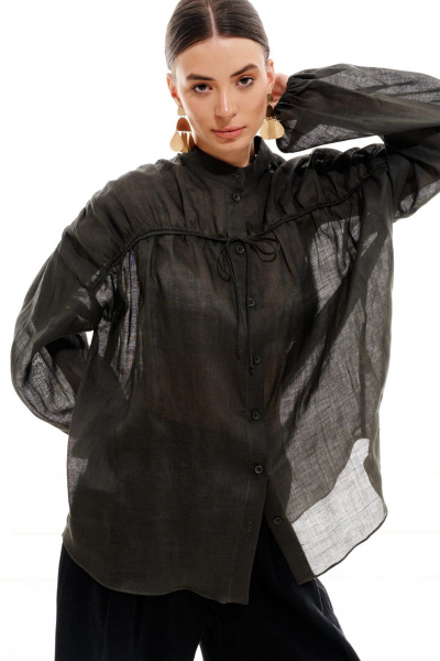 Блуза ELLETTO 3713 зеленый - фото 11