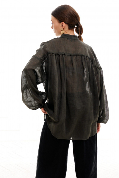 Блуза ELLETTO 3713 зеленый - фото 4