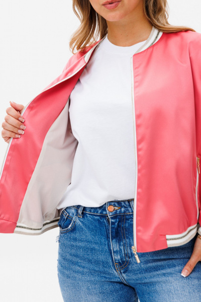 Бомбер Gizart 15295 помадный - фото 13