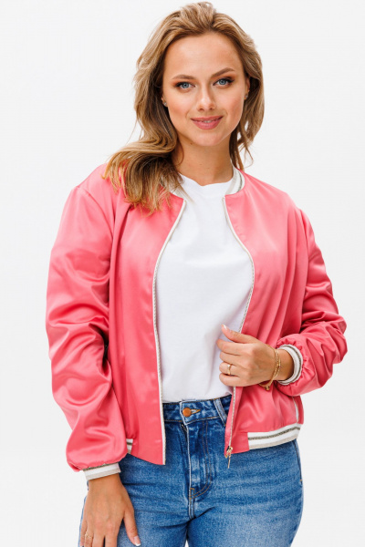 Бомбер Gizart 15295 помадный - фото 11