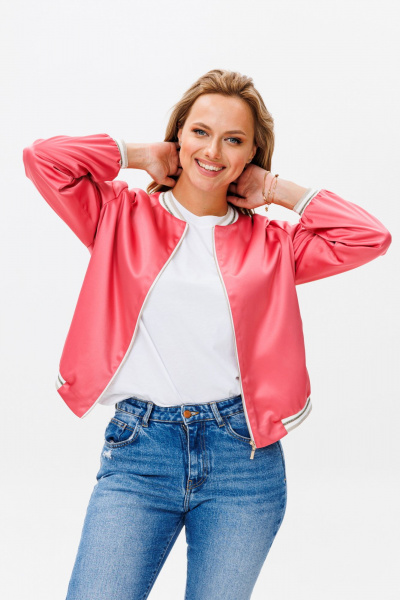 Бомбер Gizart 15295 помадный - фото 9