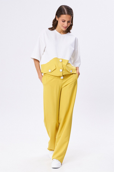 Блуза, брюки KaVaRi 8024.1 горчица - фото 4