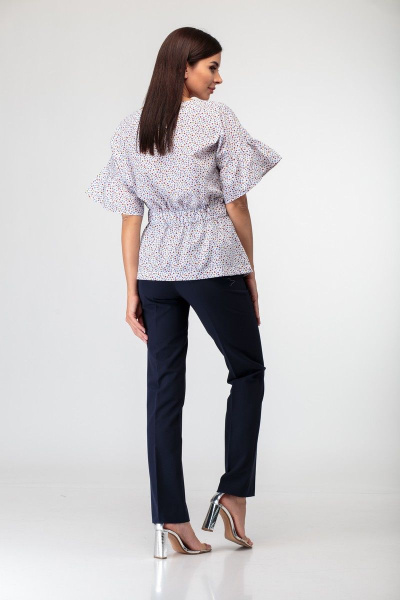 Блуза Anelli 860 цветы - фото 7