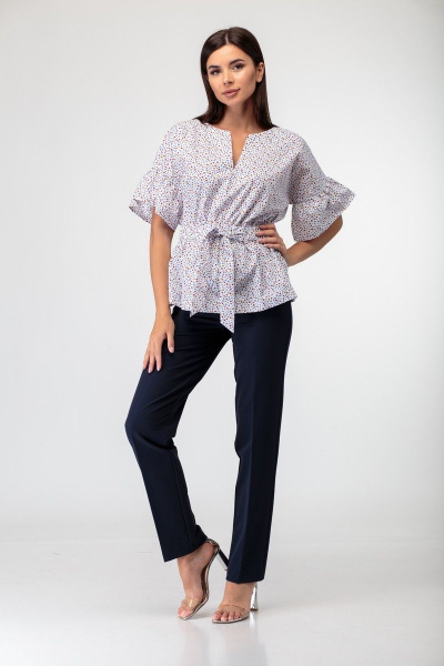 Блуза Anelli 860 цветы - фото 6