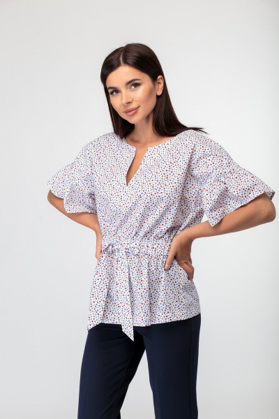 Блуза Anelli 860 цветы - фото 1