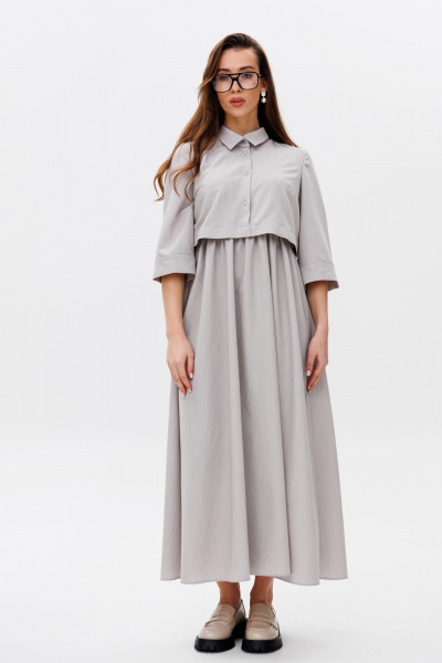 Платье NikVa 487-2 дымка - фото 9