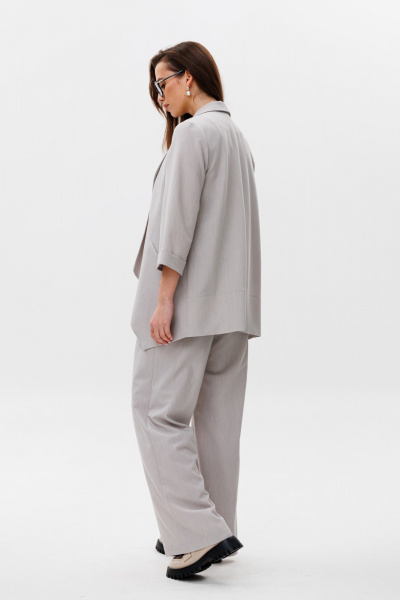 Брюки, жакет, жилет NikVa 499-2 дымка - фото 5