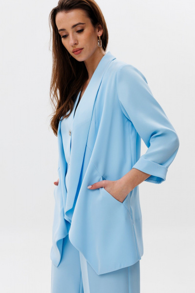 Жакет NikVa 500-1 голубой - фото 2