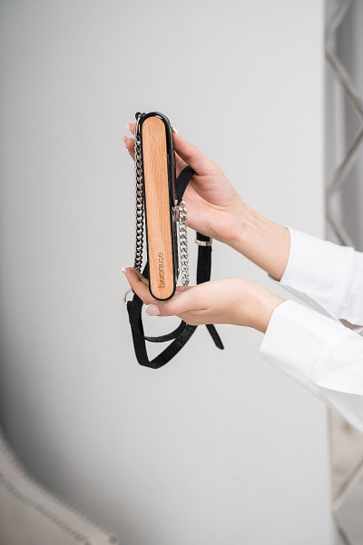 Сумка Because COLIBRI BLACK CROCO - фото 5