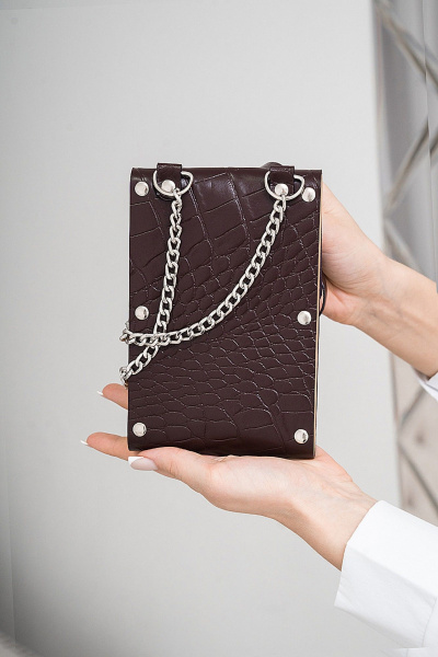 Сумка Because COLIBRI BORDO CROCO - фото 14