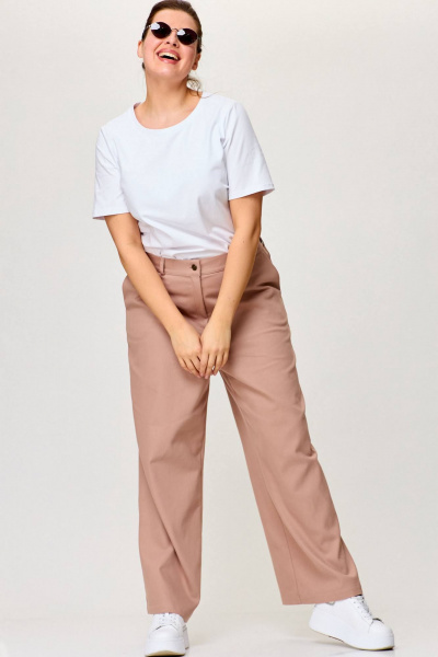 Брюки SOVA 11218 бежевый - фото 4