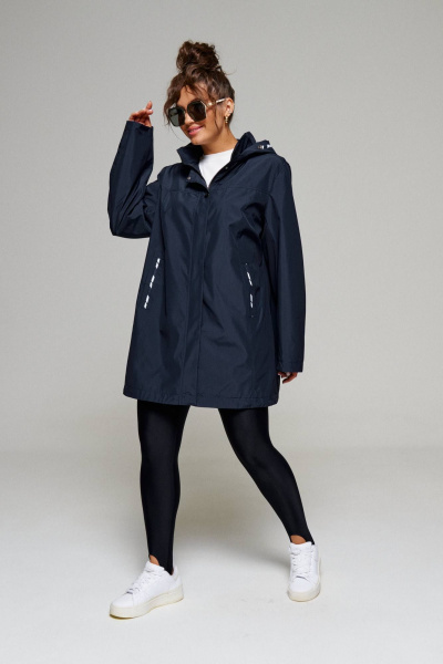 Куртка Beautiful&Free 6176 темно-синий - фото 2