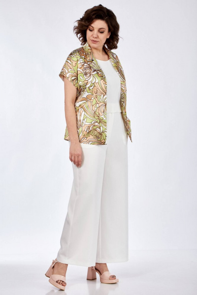 Комплект блуза с коротким рукавом и широкие брюки на лето Matini 1.1768 - фото 9