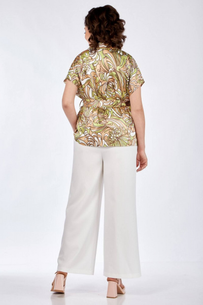 Комплект блуза с коротким рукавом и широкие брюки на лето Matini 1.1768 - фото 7