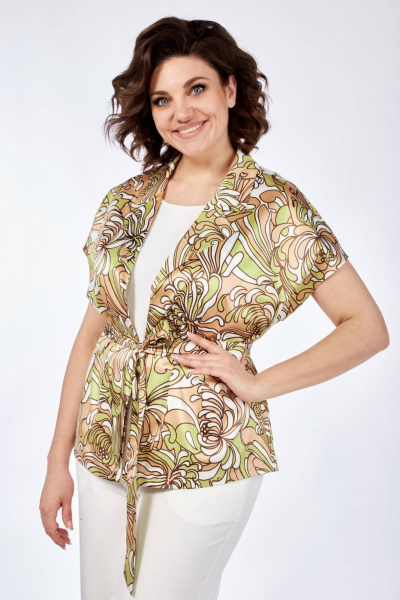 Комплект блуза с коротким рукавом и широкие брюки на лето Matini 1.1768 - фото 6