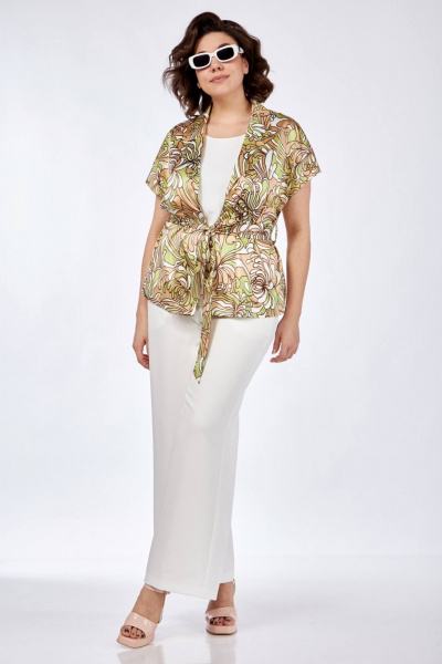 Комплект блуза с коротким рукавом и широкие брюки на лето Matini 1.1768 - фото 1