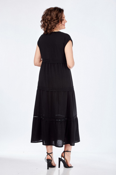 Платье А-силуэта с кружевными вставками для летних дней Jurimex 3099 - фото 2