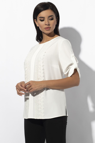 Блуза VIZAVI 622 молоко - фото 2