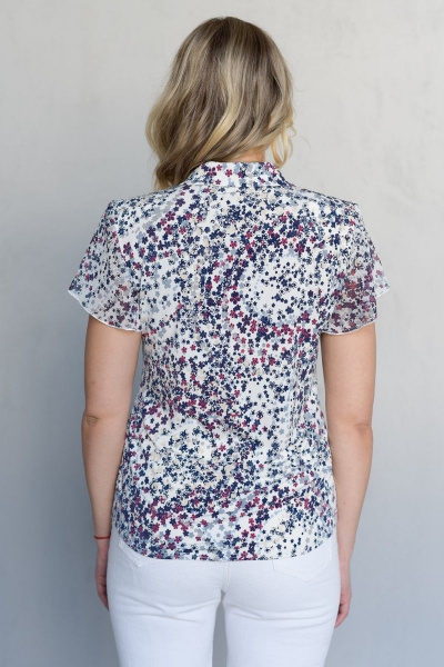 Блуза LindaLux 715_1 белый_фон - фото 4