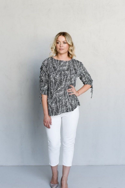 Блуза LindaLux 804 черный - фото 1