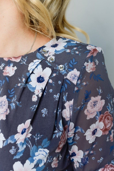 Блуза LindaLux 821 серый - фото 2