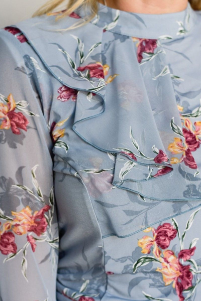 Блуза LindaLux 772 голубой - фото 2