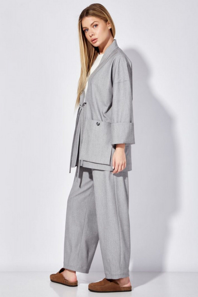 Брюки Nova Line 40155 серый - фото 5